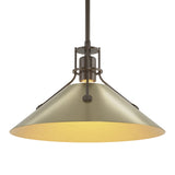 Henry Steel Shade Pendant in Bronze, Modern Brass by Hubbardton Forge