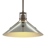 Henry Steel Shade Pendant in Bronze, Sterling by Hubbardton Forge