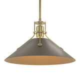 Henry Steel Shade Pendant in Modern Brass, Bronze by Hubbardton Forge