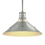 Henry Steel Shade Pendant in Vintage Platinum, Vintage Platinum by Hubbardton Forge