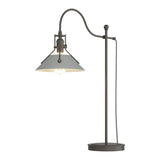 Henry Table Lamp in Dark Smoke, Vintage Platinum by Hubbardton Forge