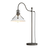 Henry Table Lamp in Dark Smoke, White by Hubbardton Forge