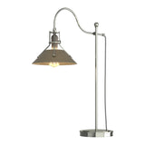 Henry Table Lamp in Sterling, Soft Gold by Hubbardton Forge