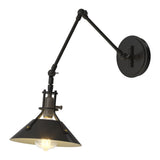 Henry Wall Sconce in Black, Black by Hubbardton Forge