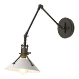 Henry Wall Sconce in Black, White by Hubbardton Forge