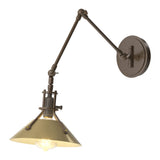 Henry Wall Sconce in Bronze, Modern Brass by Hubbardton Forge