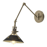 Henry Wall Sconce in Soft Gold, Black by Hubbardton Forge