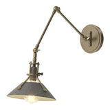 Henry Wall Sconce in Soft Gold, Natural Iron by Hubbardton Forge