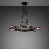 Hero Light Chandelier Medium Smoked Bronze By Buster And Punch Bulb View