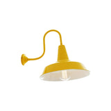 Hex Factory Industrial Wall Light - Yellow