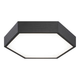 Hexol Flush Mount 13 Inch Oxidized Black