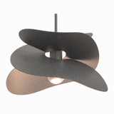 Hibiscus Pendant Small in Natural Iron by Hubbardton Forge