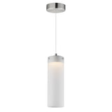 Highball LED Single Pendant by ET2 - Satin Nickel - Frost