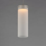 Highball LED Single Pendant by ET2 - Satin Nickel - Frost