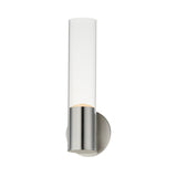 Highball LED Wall Light by ET2 - Satin Nickel - Clear