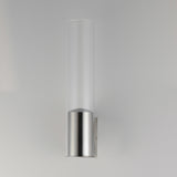 Highball LED Wall Light by ET2 - Satin Nickel - Clear