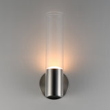 Highball LED Wall Light by ET2 - Satin Nickel - Clear