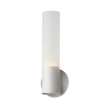 Highball LED Wall Light by ET2 - Satin Nickel - Frost