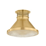 Highclere Flush Mount - 12.75 Inch - Aged Brass by Hudson Valley