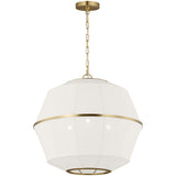 Hikari Lantern Medium Burnished Brass By Visual Comfort Studio - Side View