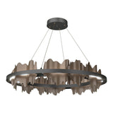 Hildene Circular LED Pendant in Black, Bronze by Hubbardton Forge