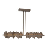 Hildene LED Linear Suspension in Bronze, Bronze by Hubbardton Forge