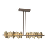 Hildene LED Linear Suspension in Bronze, Soft Gold by Hubbardton Forge