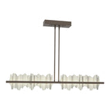 Hildene LED Linear Suspension in Bronze, Sterling by Hubbardton Forge