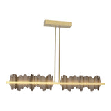 Hildene LED Linear Suspension in Modern Brass, Bronze by Hubbardton Forge
