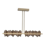 Hildene LED Linear Suspension in Soft Gold, Bronze by Hubbardton Forge