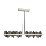Hildene LED Linear Suspension in Sterling, Oil Rubbed Bronze by Hubbardton Forge
