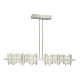 Hildene LED Linear Suspension in Sterling, Sterling by Hubbardton Forge