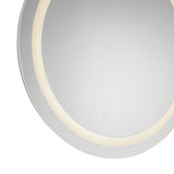 Hillmont Round Lighting Mirror Medium By Kuzco Detailed View