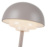Hinata Portable Table Lamp Moonstone Grey By Kuzco Detailed View