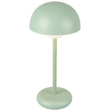 Hinata Portable Table Lamp Sage Green By Kuzco Front View