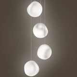 Hoba Suspension Piccola White By Foscarini Lifestyle View
