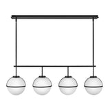 Hollis Medium Four Light Linear - Black - by Hinkley