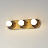 Hollywood Sconce Vanity Light Black / Natural Aged Brass by Maxim Lighting