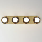 Hollywood Sconce Vanity Light Black / Natural Aged Brass by Maxim Lighting