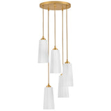 Honey Multi-Light Chandelier By Lark Living - Front View1