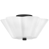 Honey Semi Flush Mount Black By Lark Living - Front View2