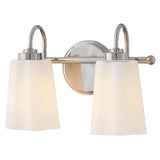 Honey Vanity Light - 2 Lights, Polished Nickel