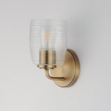 Honey Wall Sconce Natural Aged Brass by Maxim Lighting