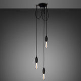 Hooked Multilight Pendant 3 Lights Smoked Bronze By Buster And Punch