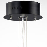 Hoopla LED Pendant 4 Lights Black Gold By ET2 - Detailed View