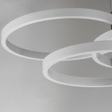 Hoopla LED Pendant 4 Lights White Gold By ET2 - Detaield View1