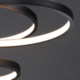 Hoopla LED Pendant 6 Lights Black Gold By ET2 - Detaield View1