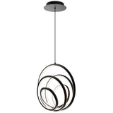 Hoopla Pendant 4CCT Blakc By WAC Lighting