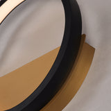 Hoopla Wall Sconce Black Gold By ET2 - Detailed View