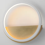 Hoopla Wall Sconce White Gold By ET2 - With Light1